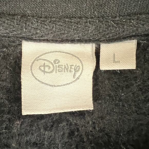 Disney Mickey Minnie Kissing Jacket L Bradford Exchange Lace Faux Leather Black - Picture 11 of 13